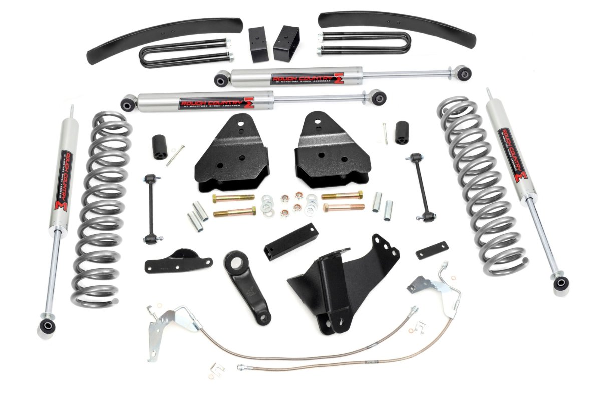 Ford F-250 Super Duty Suspension Lift Kit - Front + Rear - Rough Country - 6 Inch Lift Kit | Diesel | M1 - '08-'10